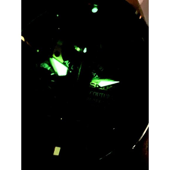 Seiko Mens Watch SSC700 Coutura Solar Perpetual Chronograph Black Dial Gold 44mm - Picture 8 of 15